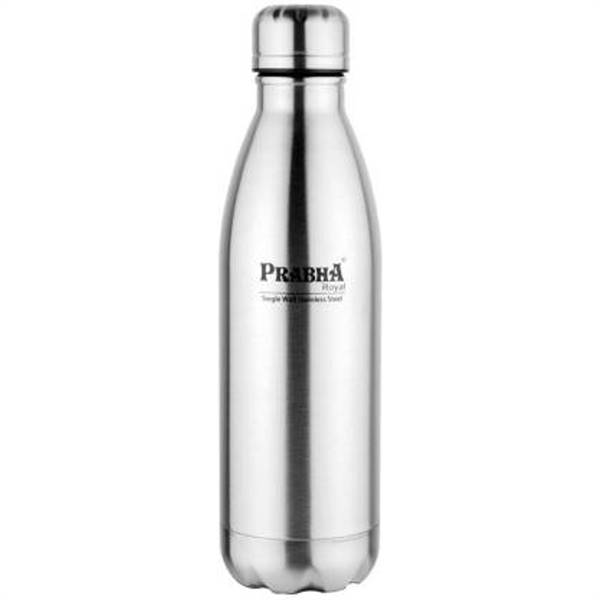 PRABHA by Prabha Royal Single Wall Steel Fridge Water Bottle